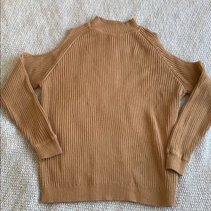 🌙3 FOR $20 H&M camel mock neck sweater